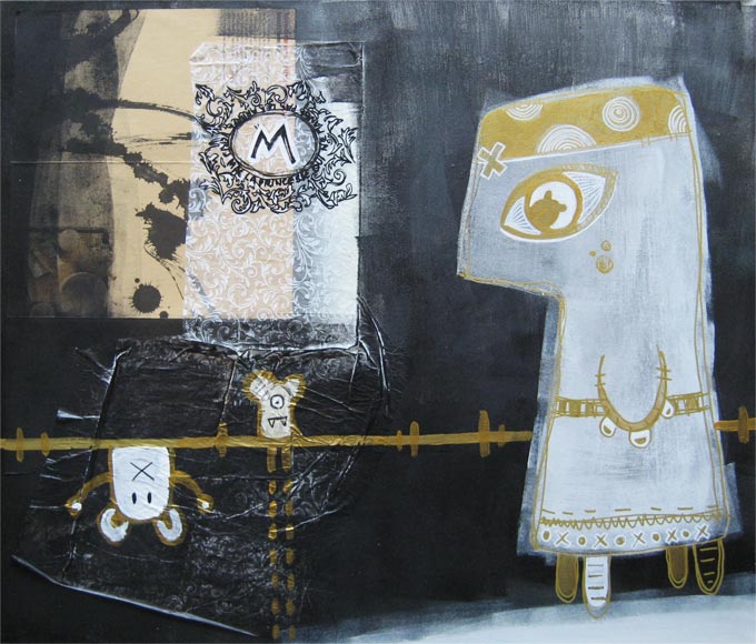 Sarah Ruimy Webdesigner Graphiste Freelance - Artworks - Fantome dor&eacute;