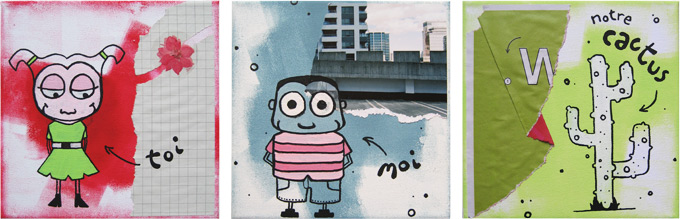 Sarah Ruimy Webdesigner Graphiste Freelance - Artworks - Toi, moi & notre cactus