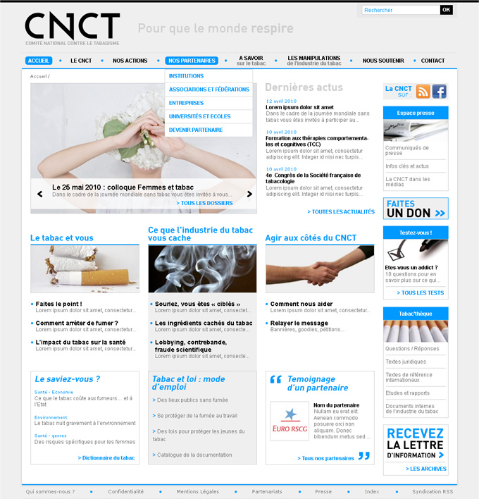 Sarah Ruimy Webdesigner Graphiste Freelance - Web - Cnct accueil